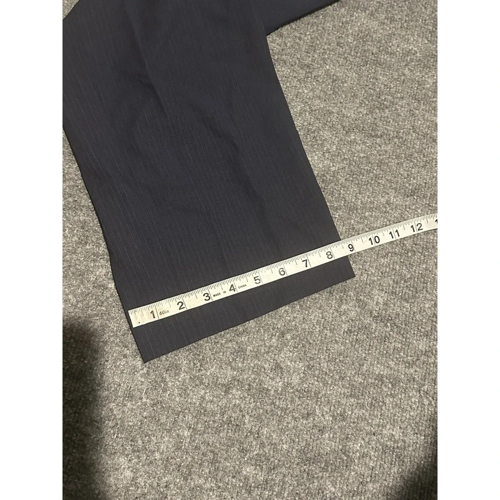 Brooks Brothers Brookscool 2 Piece Suit 46 Blazer 40x32 Slacks Navy Pinstripe